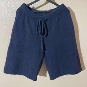 Cozy Navy Blue Women's Shorts